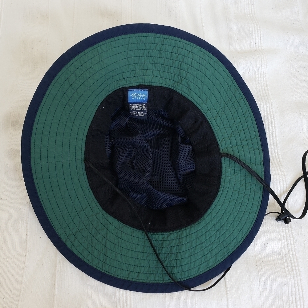 Scala Sun Hat Size Medium Outdoor Design Navy Blue‎  Adjustable - Picture 7 of 16
